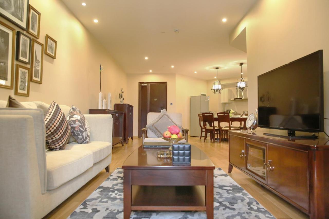 Green Court Residence Jinqiao Diamond Shanghai Exterior foto