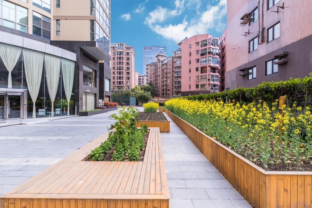 Green Court Residence Jinqiao Diamond Shanghai Exterior foto